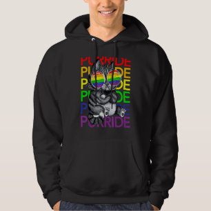 Gay Pride für Frauen Lgbt Daddy Cat Purrid Hoodie