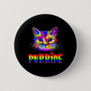 Gay Pride  für Frauen Männer LGBT Daddy Cat Gesche Button