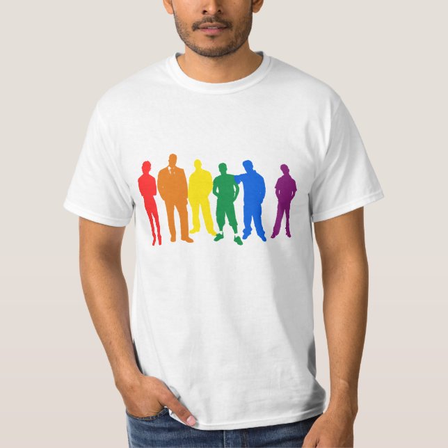 Gay Pride für Männer T-Shirt (Vorderseite)