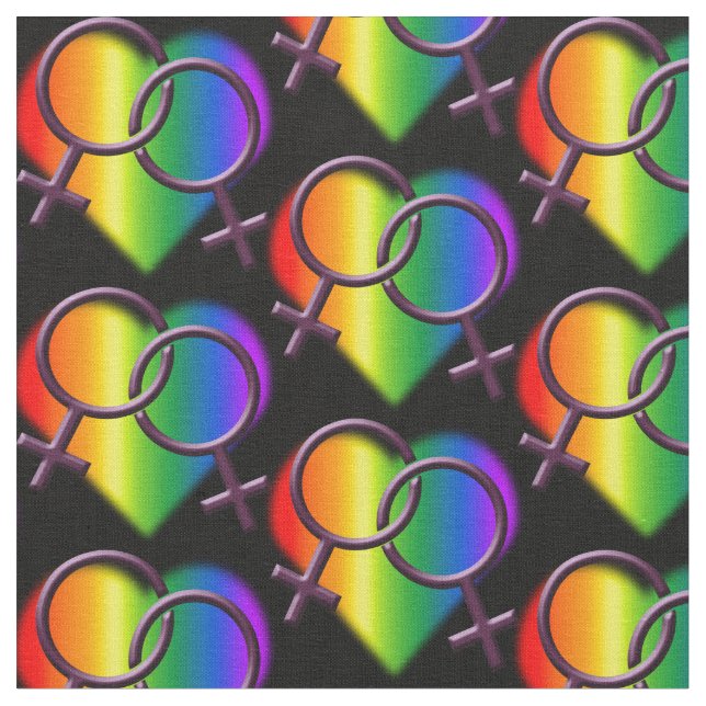 Gay Pride-Gewebe-Regenbogen-lesbisches Stoff (Nahaufnahme)