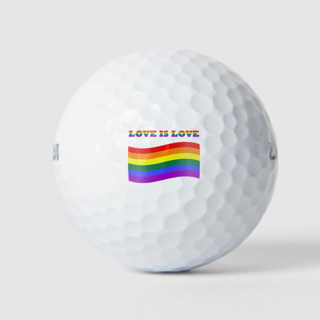 Gay Pride Golfball (Vorderseite)