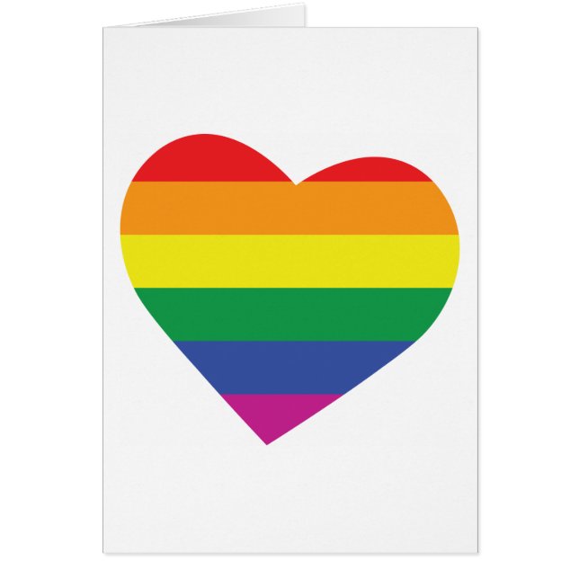 Gay Pride Heart (Vorne)