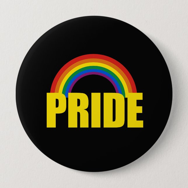 GAY PRIDE IMPACT PRIDE - .png Button (Vorderseite)