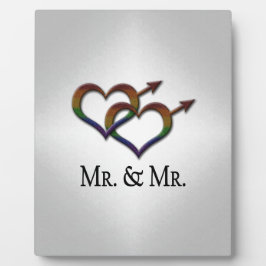 Gay Pride Interlinking Gender Symbols Fotoplatte