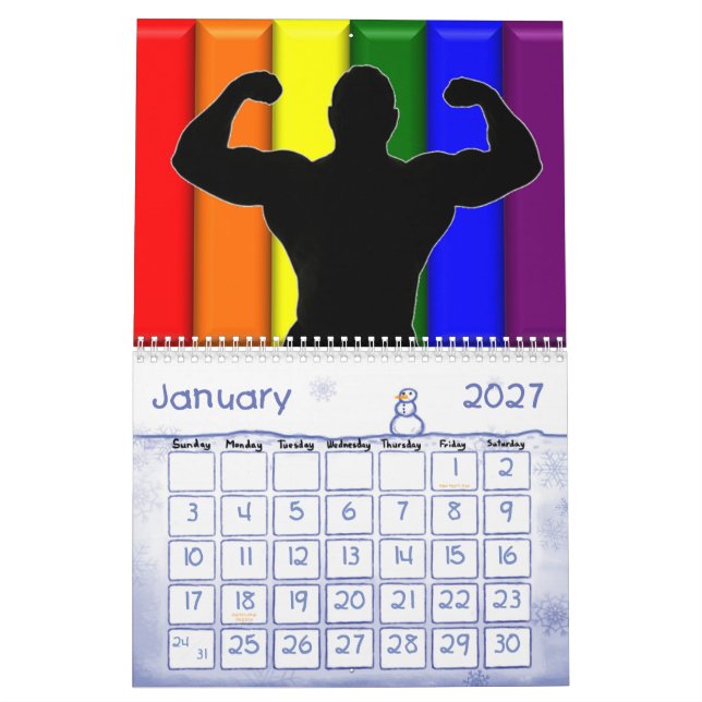 Gay Pride-Kalender 2011 Kalender (Jan 2027)