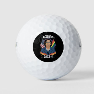 Gay Pride Kamala Harris 2024 Vizepräsident LGBTQ+ Golfball