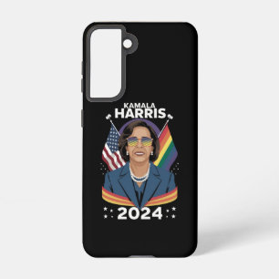 Gay Pride Kamala Harris 2024 Vizepräsident LGBTQ+ Samsung Galaxy Hülle