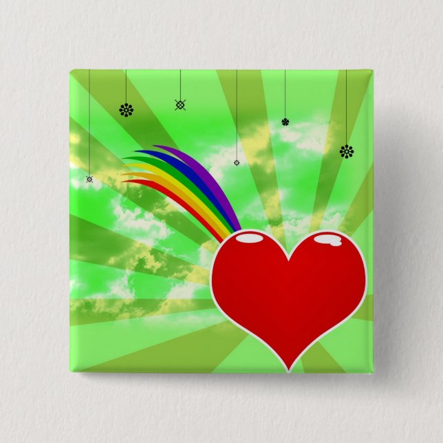 GAY PRIDE-KNOPF 8 BUTTON (Vorderseite)