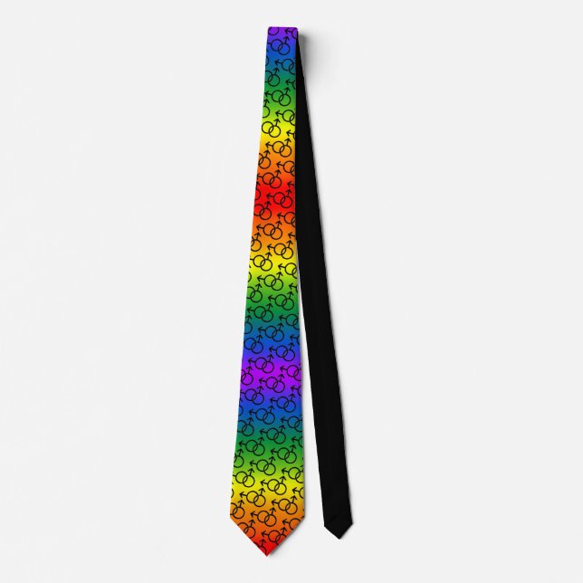 Gay Pride-Krawatte Gay Pride-Neckties Krawatte (Vorderseite)
