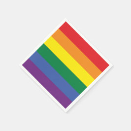 Gay Pride-LGBT-Flagge Serviette