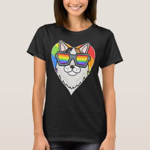 Gay Pride LGBT Rainbow - Cat Breed Turkish Van - L T-Shirt