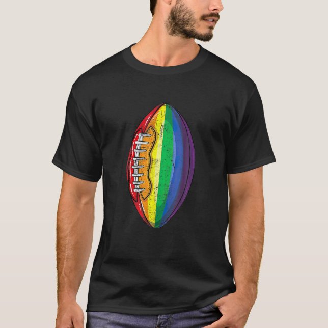 Gay Pride LGBT Rainbow Flag LGBTQ Sports T-Shirt (Vorderseite)