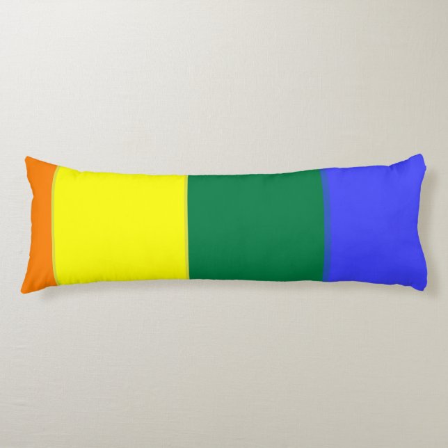 Gay Pride LGBT-Regenbogenflagge Seitenschläferkissen (Vorderseite)