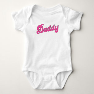 Gay Pride LGBT Rosa Bär Gay Daddy  Baby Strampler