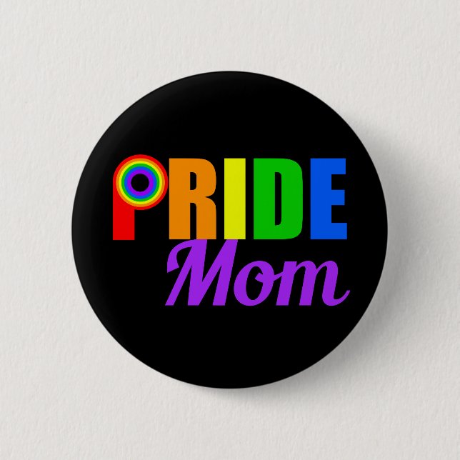 Gay Pride Mama Button (Vorderseite)