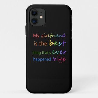 Gay Pride - "meine Freundin ist " iPhone 11 Hülle