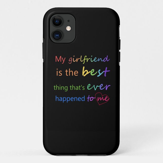 Gay Pride - "meine Freundin ist " Case-Mate iPhone Hülle (Rückseite)