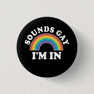 Gay Pride Men Women Lgbt Rainbow Sounds Gays In Button