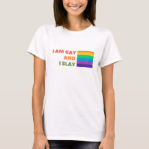 Gay Pride mit Zitat Ich bin schwul und lehne