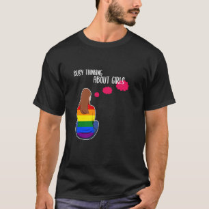Gay Pride Monat LGBTQ LGBT Regenbogenflagge Lesbis T-Shirt