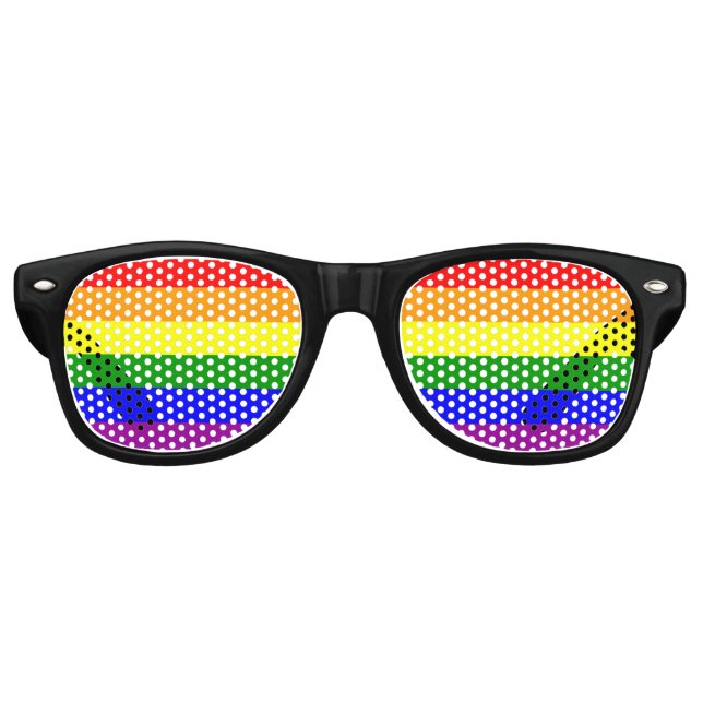 Gay Pride Partybrille (Vorderseite)