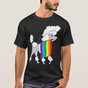 Gay Pride Poodle  T-Shirt