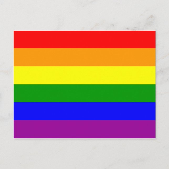 Gay Pride Postkarte (Vorderseite)