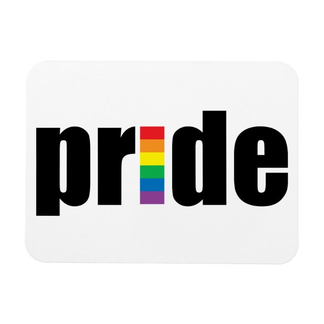 Gay Pride Premium Magnet (Horizontal)