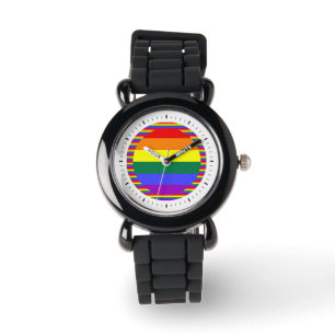 Gay Pride Rainbow Armbanduhr