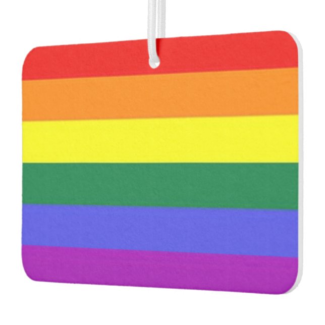 Gay Pride Rainbow Autolufterfrischer (Links)