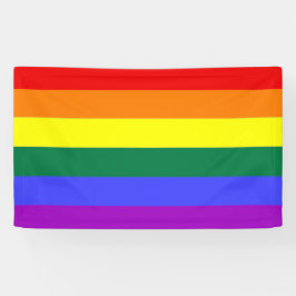 Gay Pride Rainbow Banner