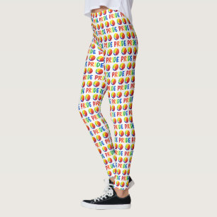 Gay Pride Rainbow Beach Ball Beachball LGBTQ Leggings