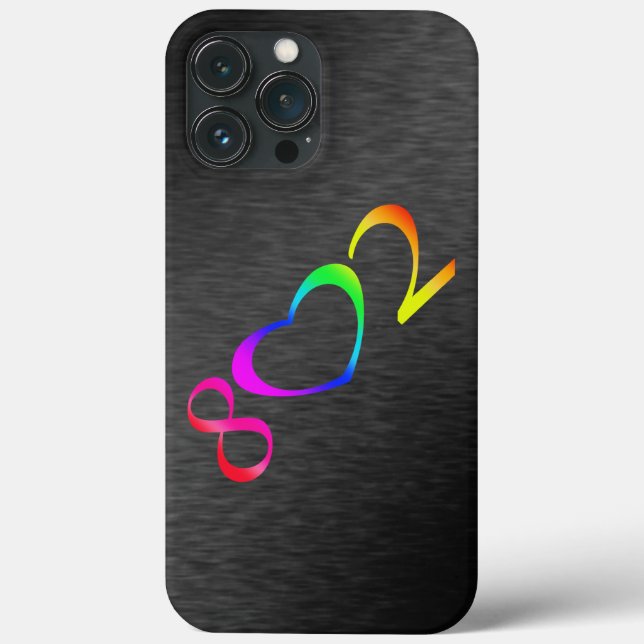 Gay Pride Rainbow Case-Mate iPhone Hülle (Rückseite)