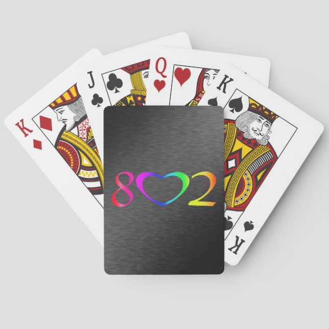 Gay Pride Rainbow Classic Playing Cards Spielkarten (Rückseite)