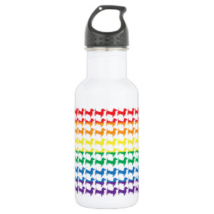 Gay Pride Rainbow-Dackeln Edelstahlflasche