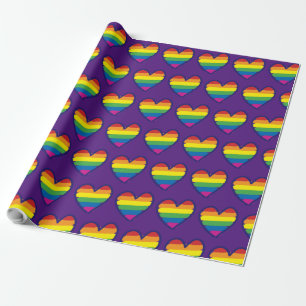 Gay Pride Rainbow Flag Liebe Geschenkpapier