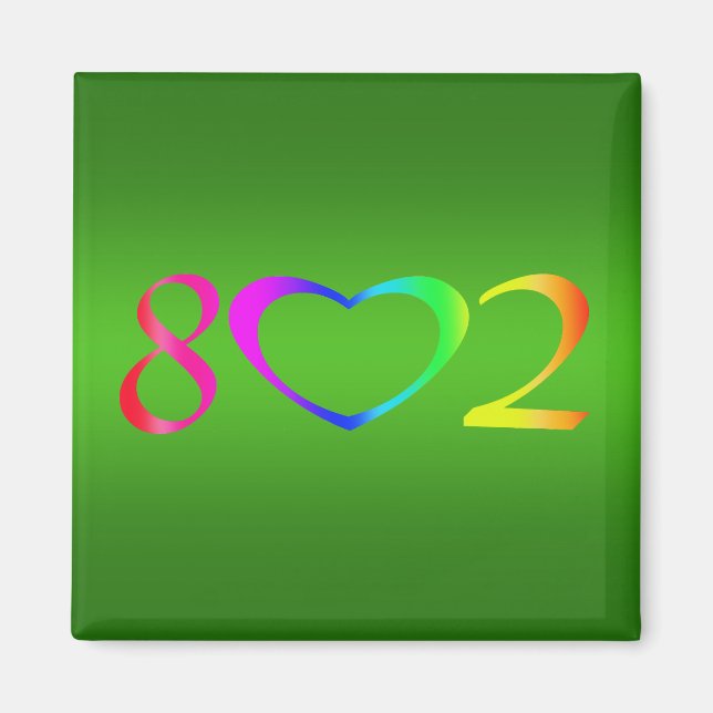 Gay Pride Rainbow Magnet (Vorne)