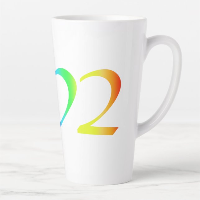 Gay Pride Rainbow Milchtasse (Rechts)
