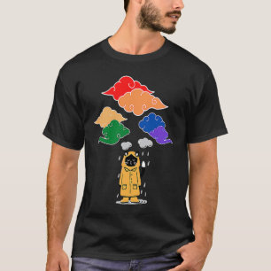 Gay Pride Regenbogen Emo Traurige Katze LGBTQ Wol T-Shirt