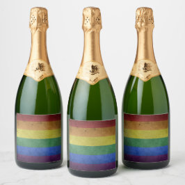 Gay Pride-Regenbogenflagge beeinträchtigt