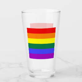 Gay Pride-Regenbogenflagge Glas