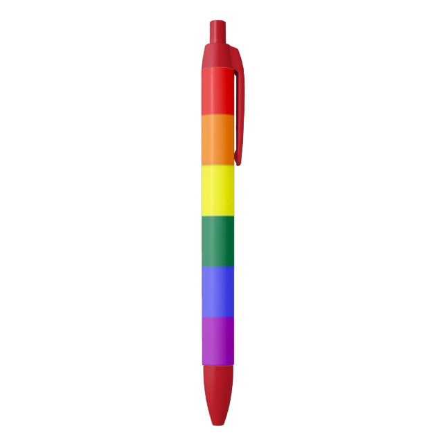 Gay Pride-Regenbogenflagge Kugelschreiber (Unterseite (Vertikal))