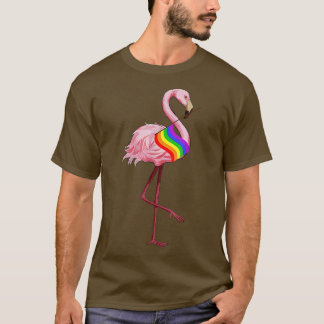Gay Pride Rosa Flamingo LGBT Monat T-Shirt