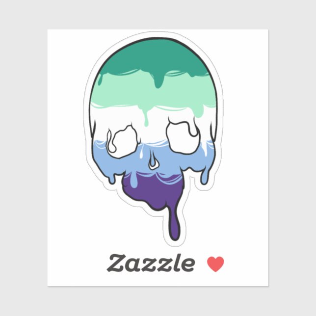 Gay Pride-Rumpftreibe Aufkleber (Blatt)