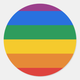Gay Pride Runder Aufkleber