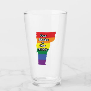 Gay Pride Staat  Vermont Glas