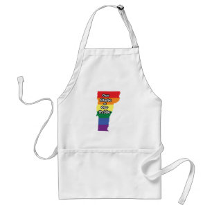 Gay Pride Staat Vermont Schürze