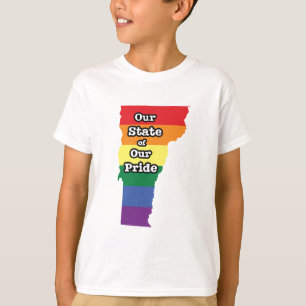 Gay Pride Staat Vermont T-Shirt