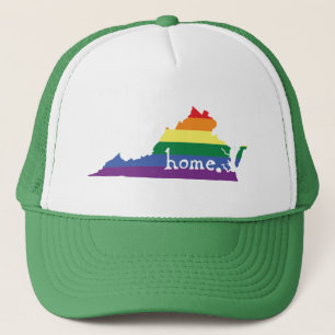 Gay Pride Staat   Virginia Truckerkappe
