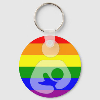 Gay Pride Stillzeit / Stillzeit Schlüsselanhänger